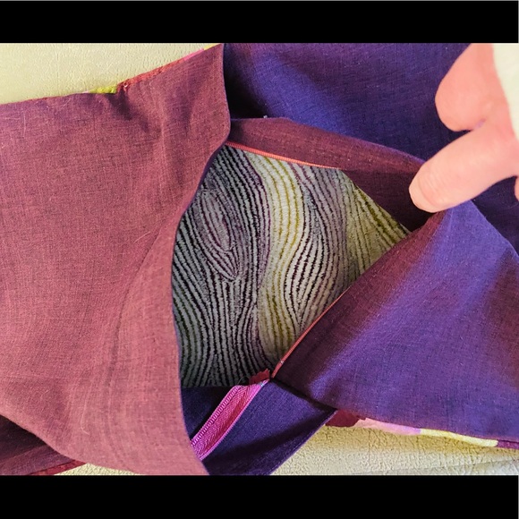 Rare & Retro Purple Swirl Pottery Barn Pillow Case - Picture 10 of 16